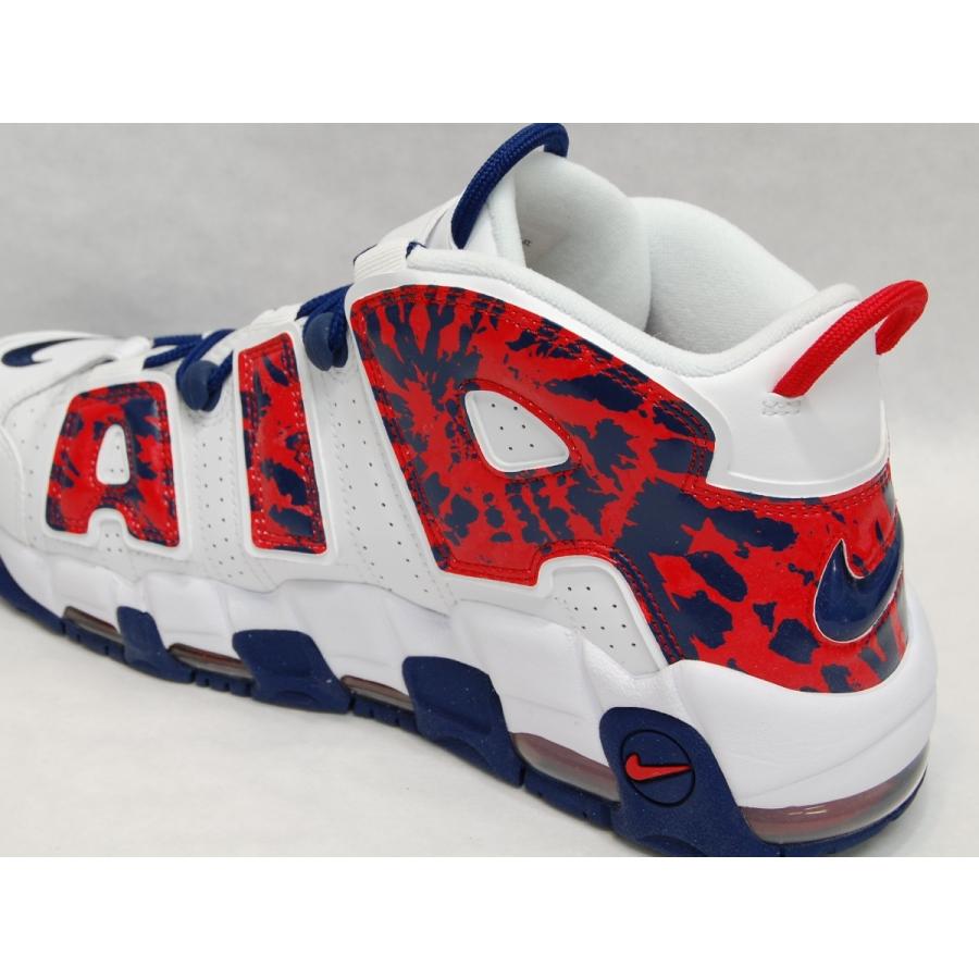 NIKE air more uptempo white/university red/blue void ナイキ エア 