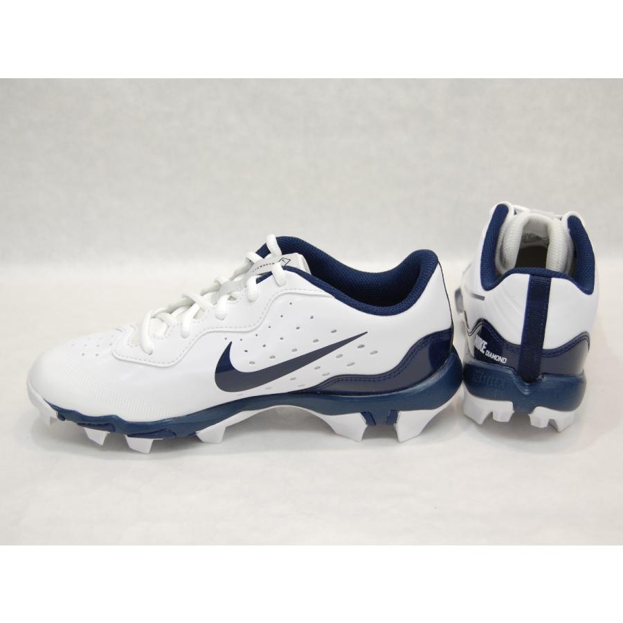 NIKE Alpha Huarache 4 Keystone BG White/Midnight Navy/Pure NIKE Alpha Huarache 4 Keystone BG White/Midnight Navy/Pure