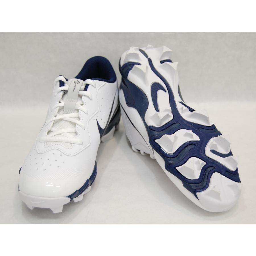 NIKE Alpha Huarache 4 Keystone BG White/Midnight Navy/Pure NIKE Alpha Huarache 4 Keystone BG White/Midnight Navy/Pure
