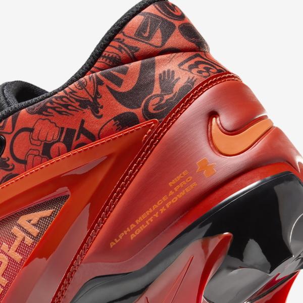 NIKE Alpha Menace 4 Pro NRG Picante Red/Black ナイキ NIKE Alpha Menace 4 Pro NRG Picante Red/Black ナイキ