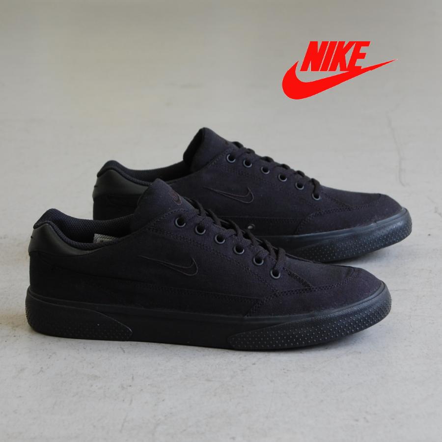 NIKE GTS 97 Black/Black/Black ナイキ GTS 97 オール トリプル ブラック 黒 真っ黒 キャンバス CANVAS ローカット レトロ クラシック アメリカ USA 海外 限定 :nike-gts-97-black-black-black:SHOETY 通販 ナイキ NIKE 黒色 ブラック スニーカー