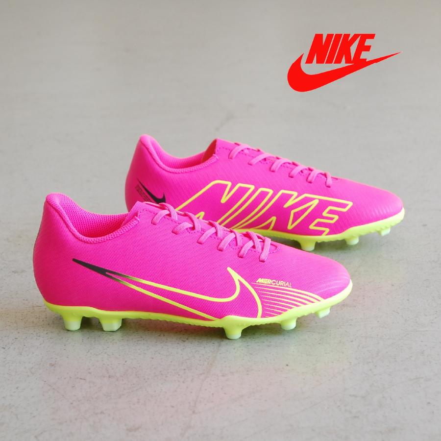 NIKE Jr Mercurial Vapor 15 Club FG/MG Pink Blast/Volt NIKE Jr Mercurial Vapor 15 Club FG/MG Pink Blast/Volt