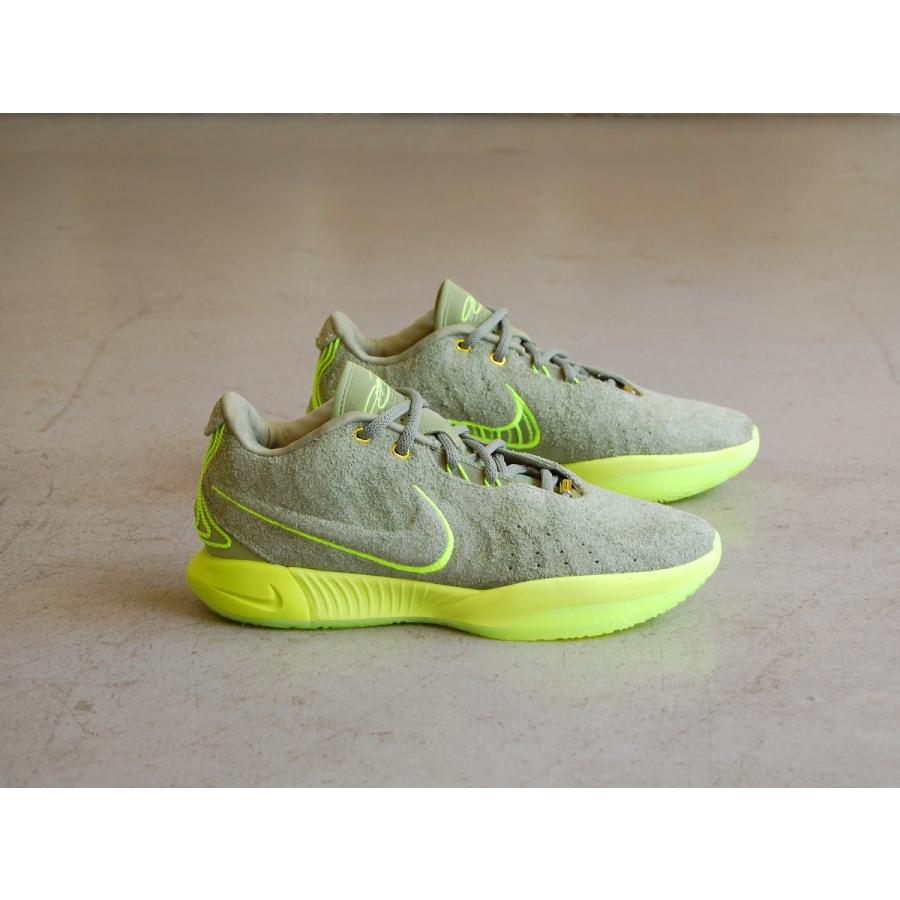 NIKE Lebron XXI Oil Green/Volt/Volt ナイキ レブロン 21 グレー ヴォルト イエロー ジェームズ JAMES シグニチャー ALGAE バッシュ アメリカ USA 海外 限定｜shoety｜09