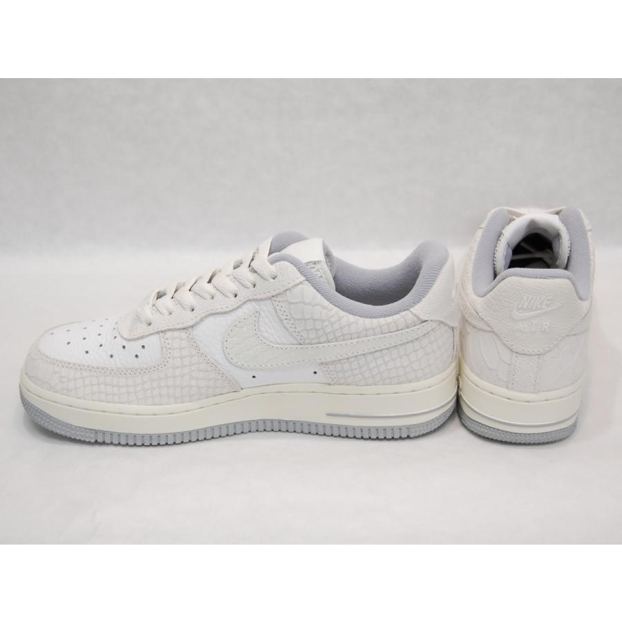 NIKE Wmns Air Force 1 07 Summit White/Summit White/Sail ナイキ ウィメンズ エア フォース  ワン ロー オフ ホワイト Python SNAKE スネーク 蛇 アメリカ 海外