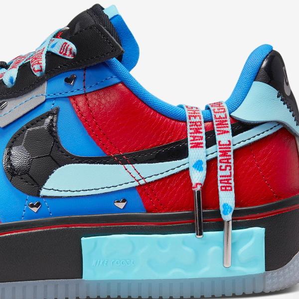 NIKE wmns Air Force 1 Fontanka Doernbecher University Red/Black ナイキ ウィメンズ エアフォースワン フォンタンカ ドーレンベッカー 赤 黒 USA 海外 限定｜shoety｜10