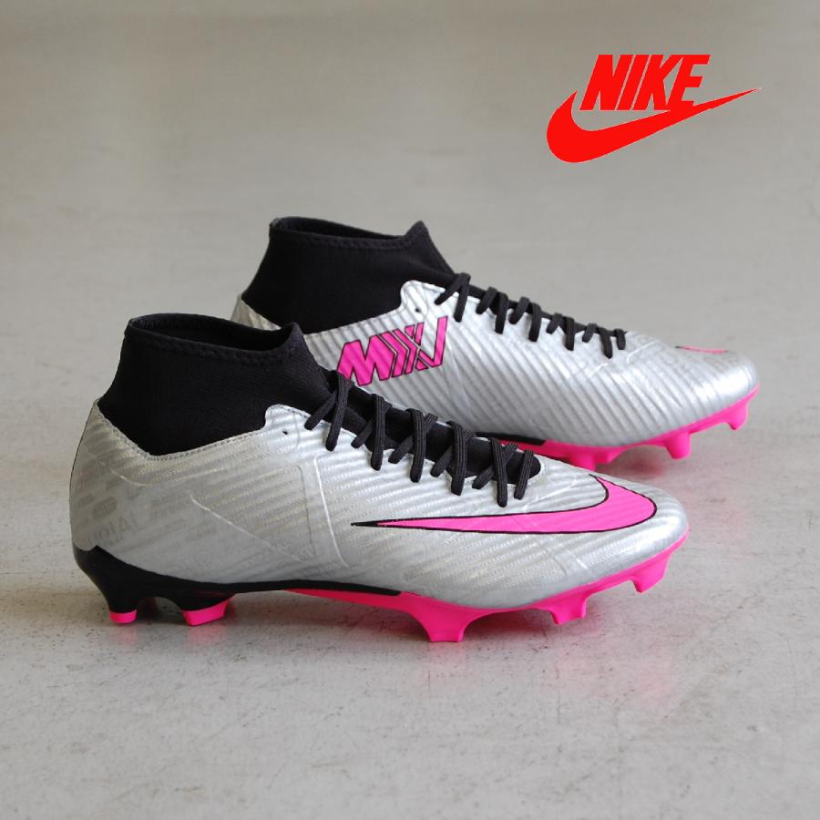 NIKE Zoom Mercurial Superfly 9 Academy XXV FG/MG Metallic Silver/Hyper Pink  ナイキ ズーム マーキュリアル スーパーフライ アカデミー 25th サッカー 海外 :