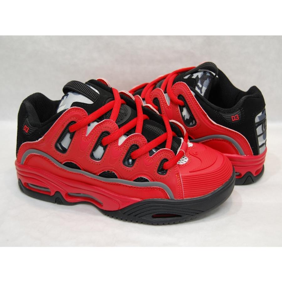 OSIRIS（オサイラス） OSIRIS D3 2001 red/black レッド 真っ赤