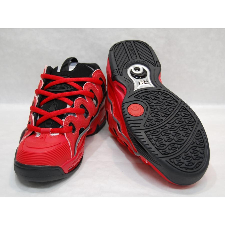 OSIRIS（オサイラス） OSIRIS D3 2001 red/black レッド 真っ赤