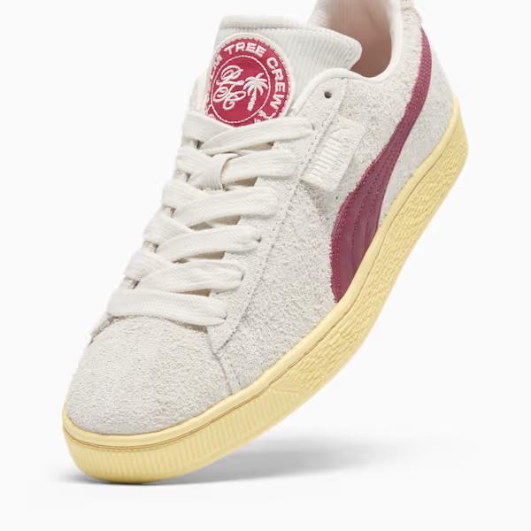 SUEDE PUMA Palm Tree Crew Suede Vapor Gray/Club Red プーマ