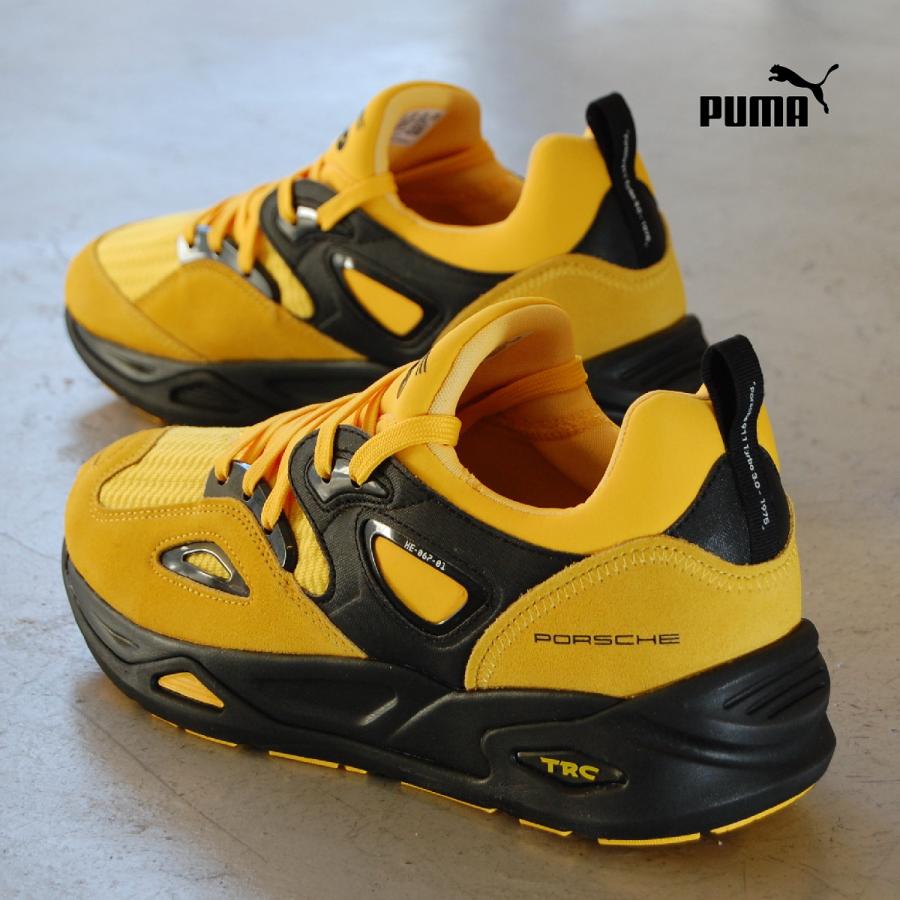 新品未使用　PUMA メンズ ポルシェ ブラック - スポーツ イエロー PUMA（プーマ） PUMA pl trc blaze lemon chrome ポルシェ レガシー