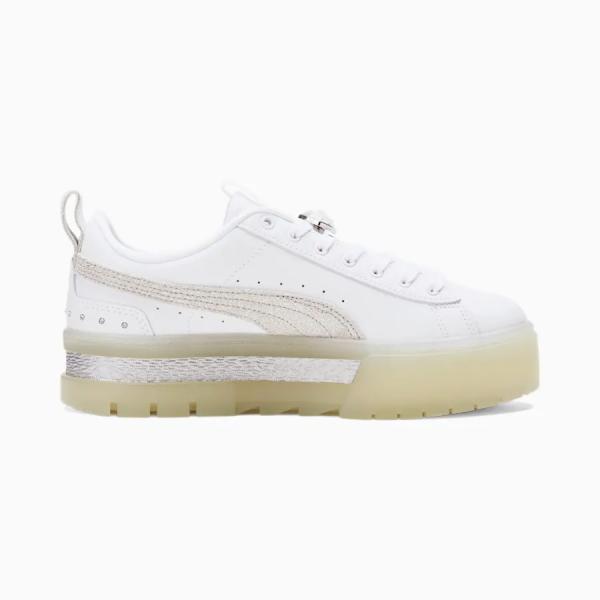 PUMA Wmns Mayze Crystal Galaxy Puma White/Puma Silver プーマ ウィメンズ メイズ クリスタルギャラクシー ホワイト/シルバー 白 プラットフォーム 厚底 海外｜shoety｜05