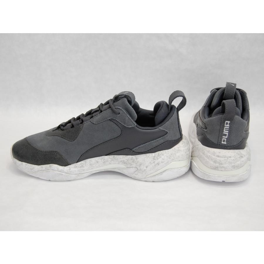 PUMA wmns thunder distressed ebony/puma silver プーマ