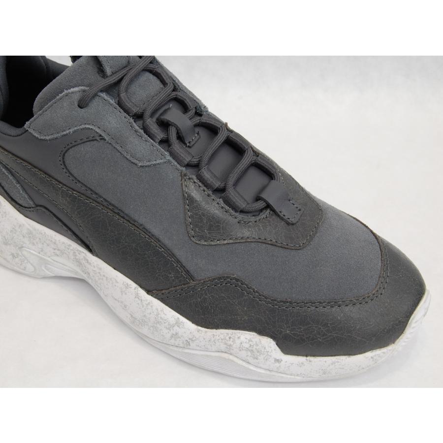 PUMA wmns thunder distressed ebony/puma silver プーマ