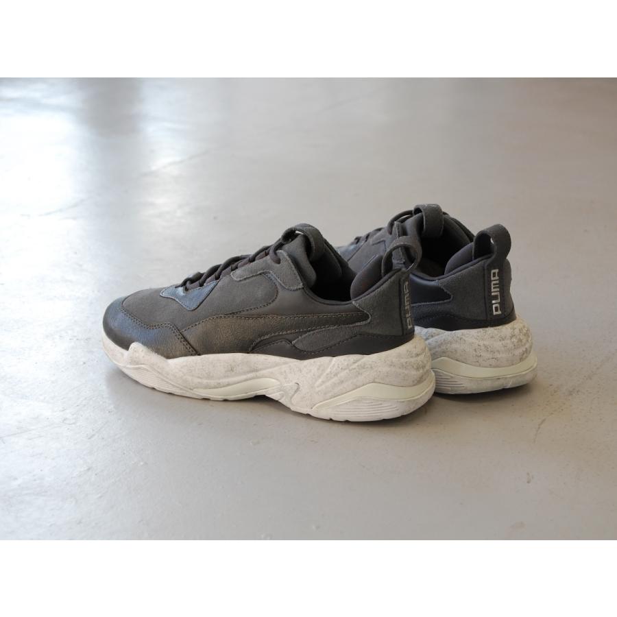 PUMA wmns thunder distressed ebony/puma silver プーマ