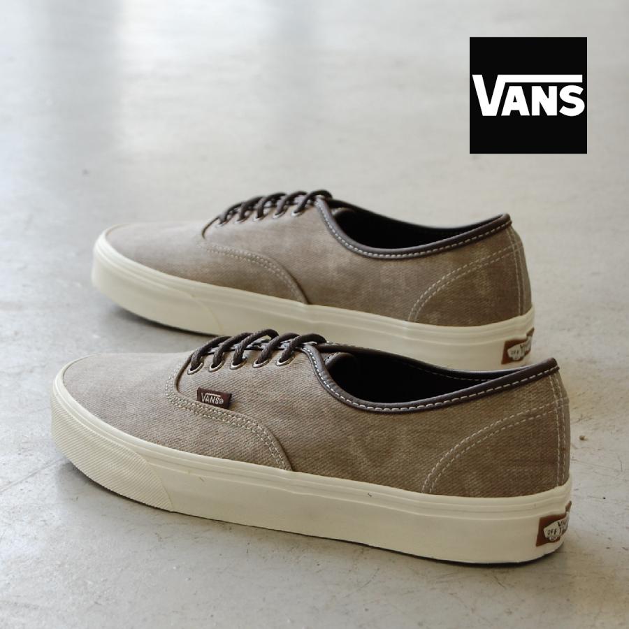 限定品バンズVANS レトロスタイル カジュアルスニーカー ブラウン/グレー