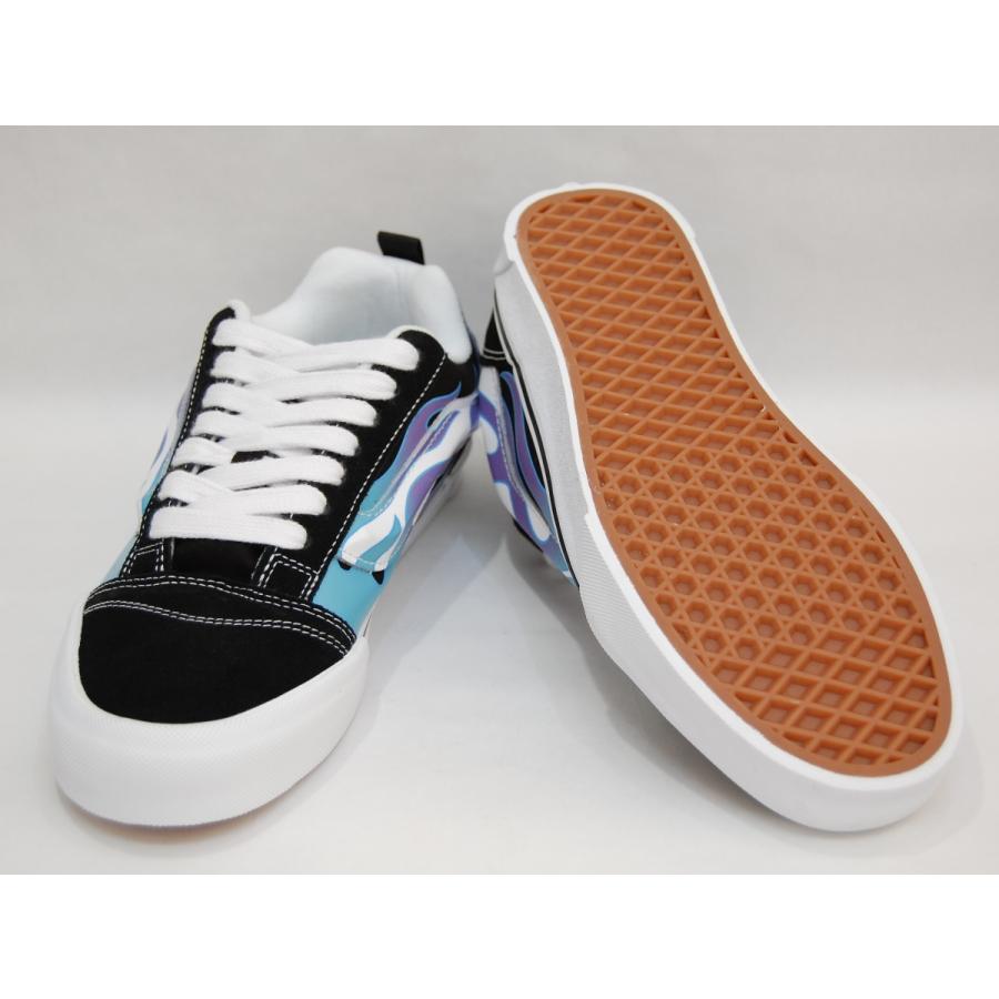 VANS（ヴァンズ） VANS Knu Skool Flame Black/Blue バンズ ニュース