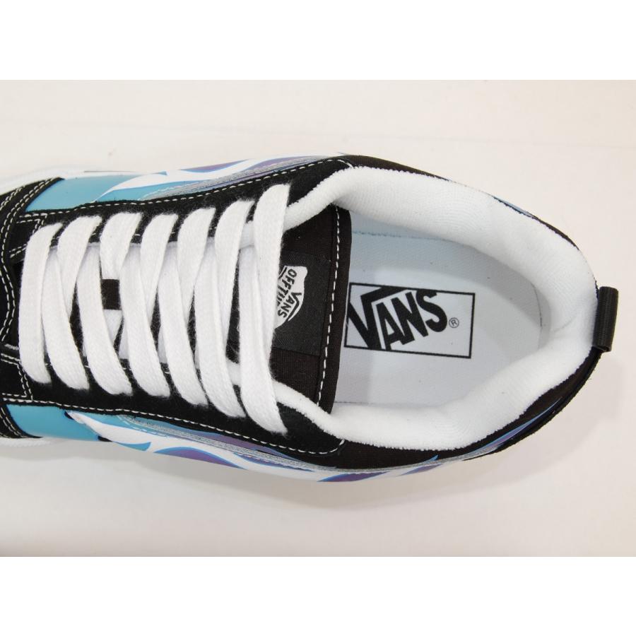 VANS（ヴァンズ） VANS Knu Skool Flame Black/Blue バンズ ニュース
