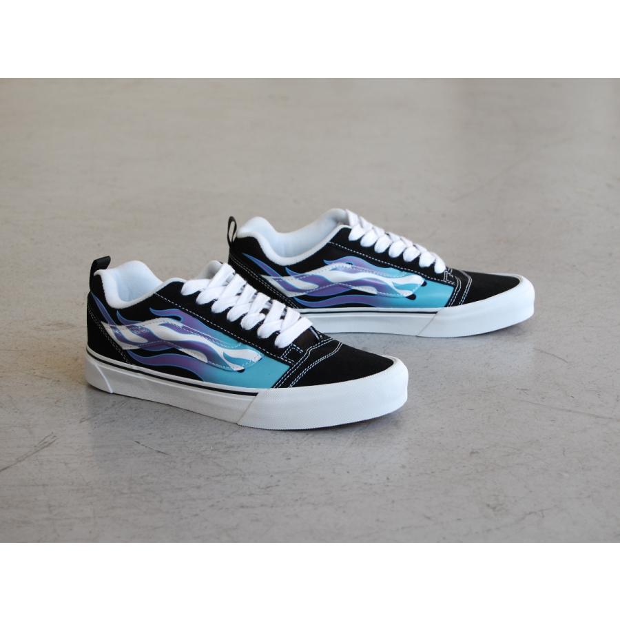 VANS（ヴァンズ） VANS Knu Skool Flame Black/Blue バンズ ニュース