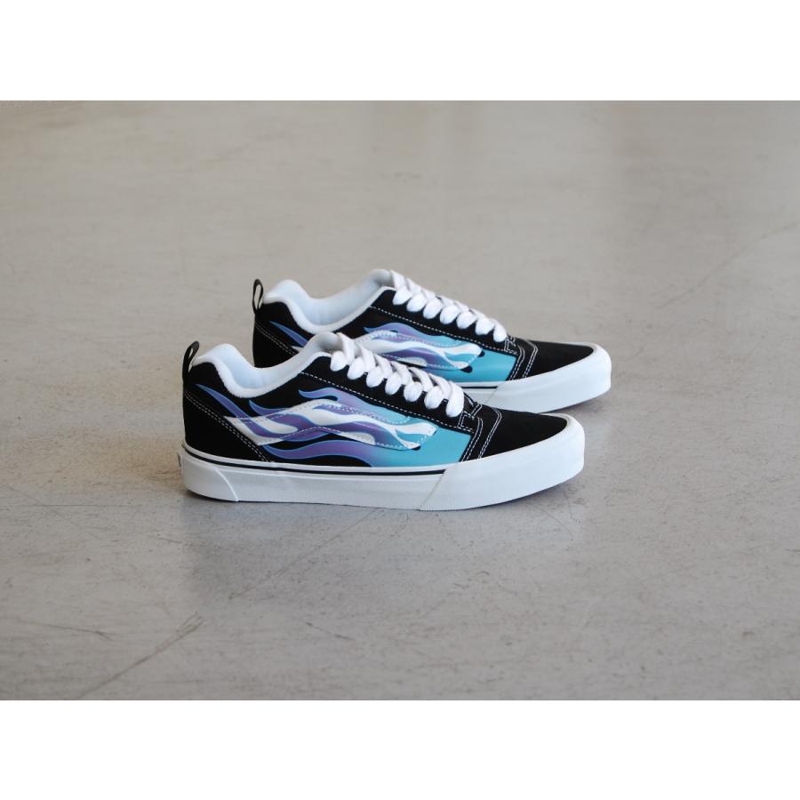 VANS（ヴァンズ） VANS Knu Skool Flame Black/Blue バンズ ニュース