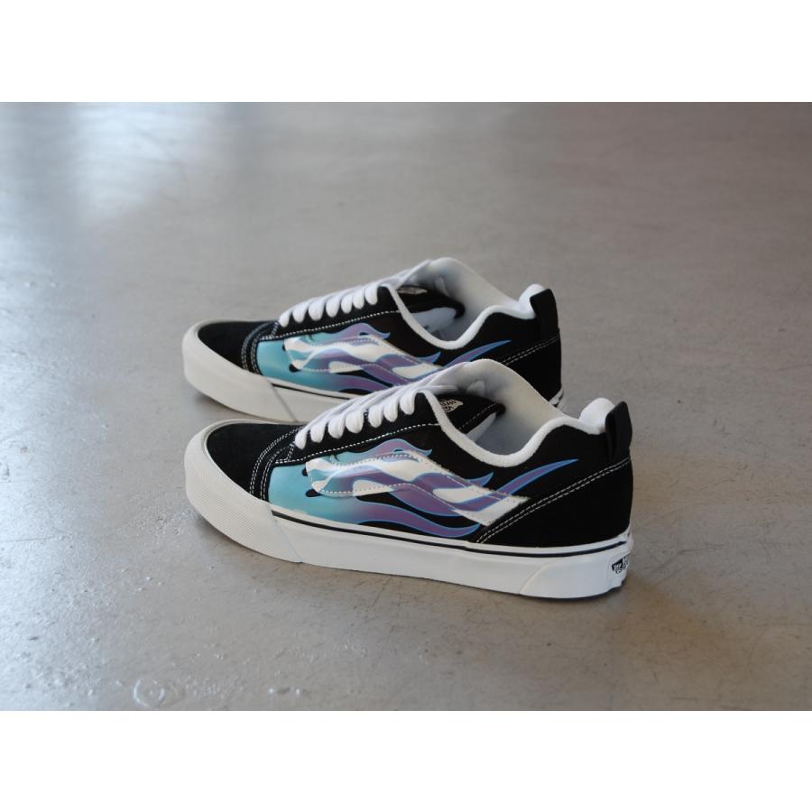 VANS（ヴァンズ） VANS Knu Skool Flame Black/Blue バンズ ニュース