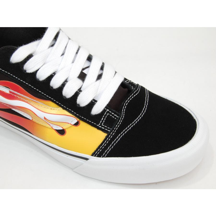 VANS（ヴァンズ） VANS Knu Skool Flame Black/Red バンズ ニュース