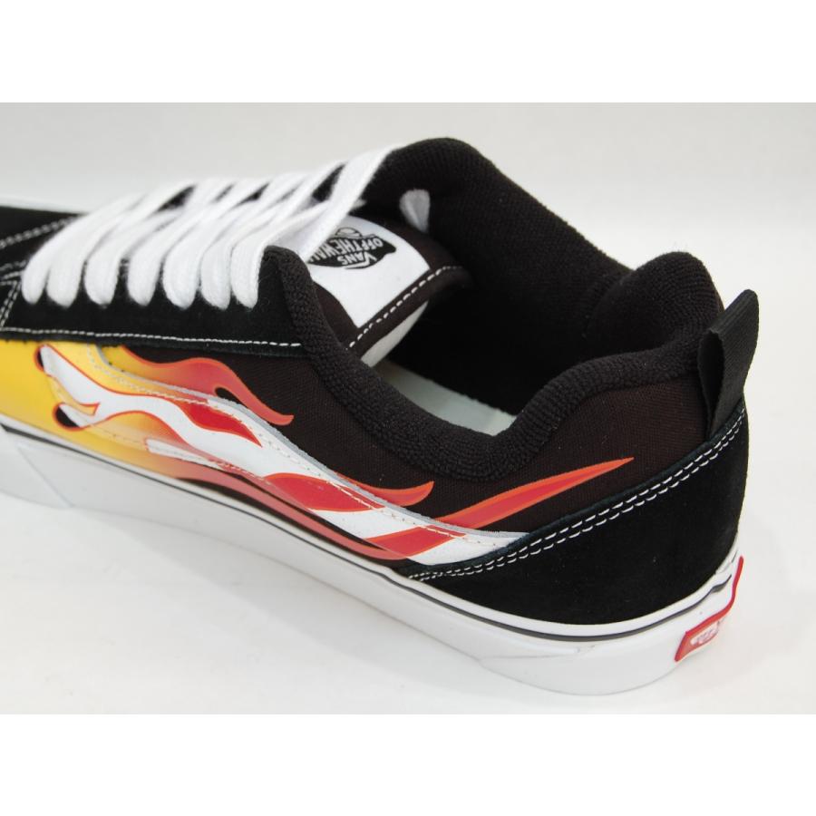 VANS（ヴァンズ） VANS Knu Skool Flame Black/Red バンズ ニュース