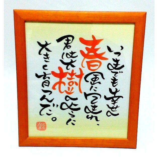 名前入りポエム 7色から選べるモダンなカラー色紙額 : 書玄堂 - 通販