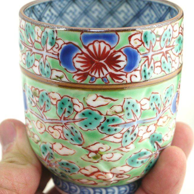 京焼 清水焼 ヒワ花雲夫婦湯呑 壹楽 : 松韻堂 Yahoo!店 - 通販 - Yahoo