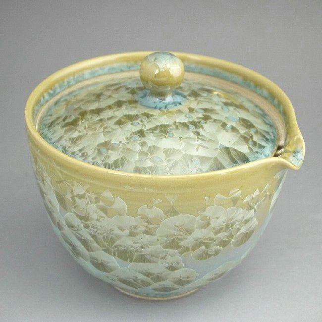 京焼 清水焼 花結晶小茶器揃 陶あん 萌黄 : 松韻堂 Yahoo!店 - 通販
