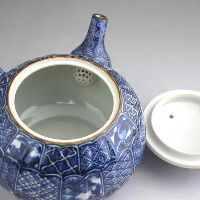 京焼 清水焼 菊彫祥瑞急須 壹楽 : 松韻堂 Yahoo!店 - 通販 - Yahoo