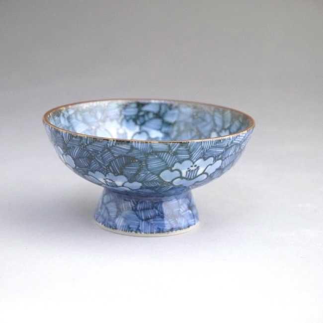 京焼 清水焼 染付椿詰盃 貴史 小 : 松韻堂 Yahoo!店 - 通販 - Yahoo