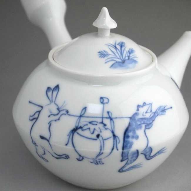 京焼 清水焼 染付高山寺そろばん急須 昭阿弥 : 松韻堂 Yahoo!店 - 通販