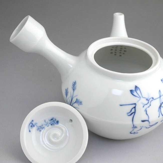 京焼 清水焼 染付高山寺そろばん急須 昭阿弥 : 松韻堂 Yahoo!店 - 通販