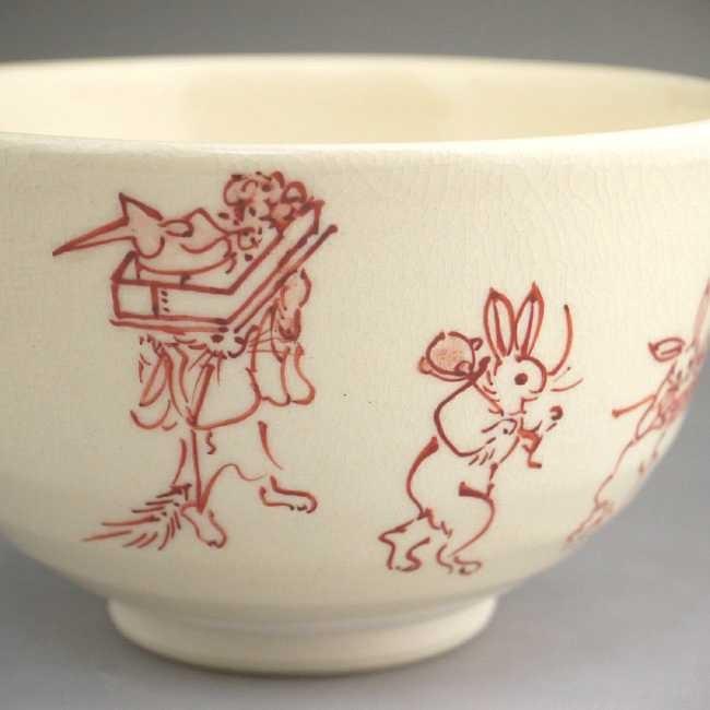 京焼 清水焼 鳥獣戯画抹茶茶碗 陶仙 : 松韻堂 Yahoo!店 - 通販 - Yahoo