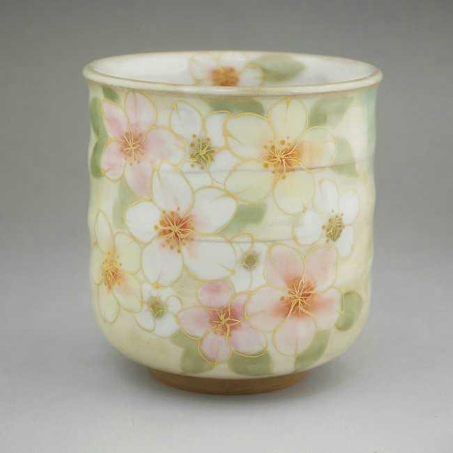 京焼 清水焼 桜ほのか湯呑 陶あん 大 : 松韻堂 Yahoo!店 - 通販