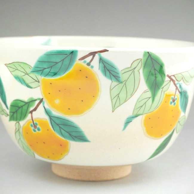 京焼 清水焼 抹茶茶碗 橙（だいだい） 亨 : 松韻堂 Yahoo!店 - 通販