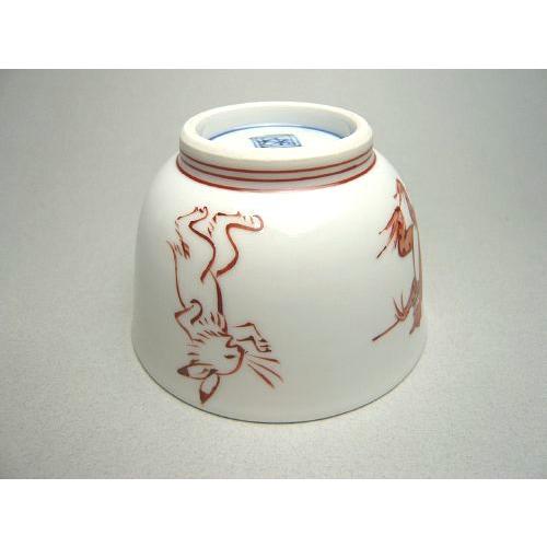 京焼 清水焼 高山寺鳥獣戯画赤絵汲出碗 : 松韻堂 Yahoo!店 - 通販