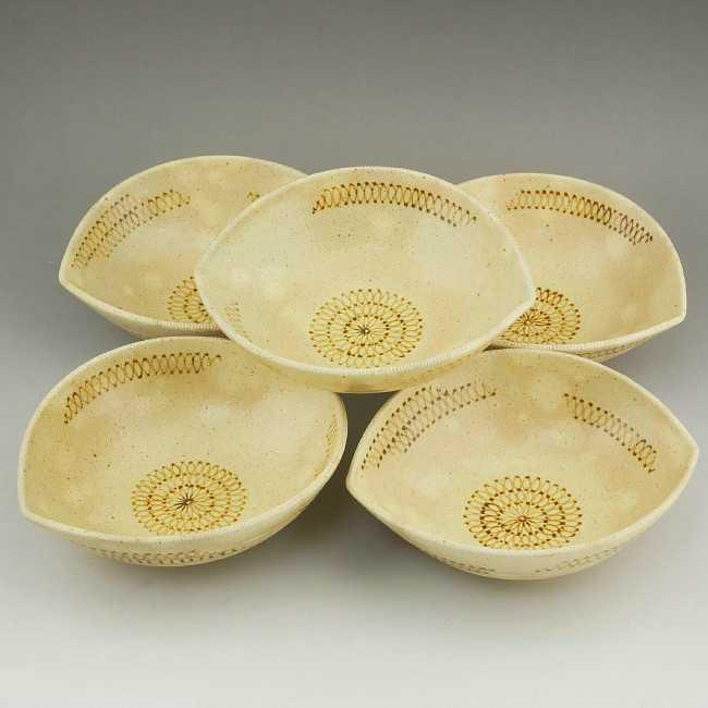 京焼 清水焼 編笠向付揃 秋峰 : 松韻堂 Yahoo!店 - 通販 - Yahoo