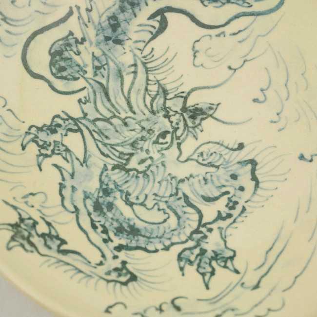 京焼 清水焼 染付鳥獣戯画 龍画銘々皿 陶仙 : 松韻堂 Yahoo!店 京焼 清水焼 染付鳥獣戯画 龍画銘々皿 陶仙 : 松韻堂 Yahoo!店