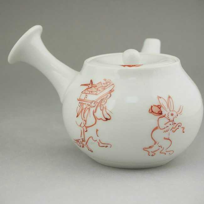 京焼 清水焼 赤絵鳥獣戯画豆急須 昭阿弥 : 松韻堂 Yahoo!店 - 通販