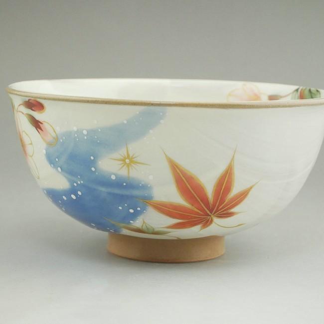 京焼 清水焼 流水雲錦ご飯茶碗 陶あん : 松韻堂 Yahoo!店 - 通販