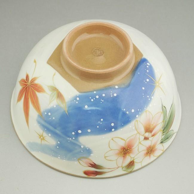京焼 清水焼 流水雲錦ご飯茶碗 陶あん : 松韻堂 Yahoo!店 - 通販