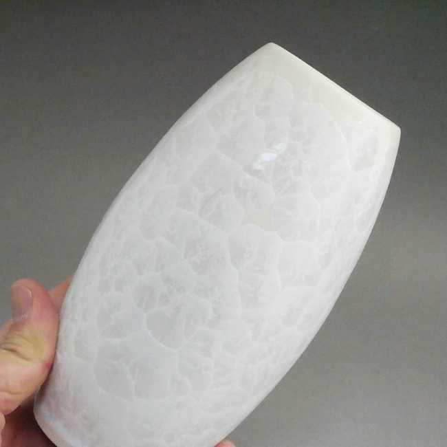 京焼 清水焼 花結晶縦長花生 陶あん 白 小 : 松韻堂 Yahoo!店 - 通販