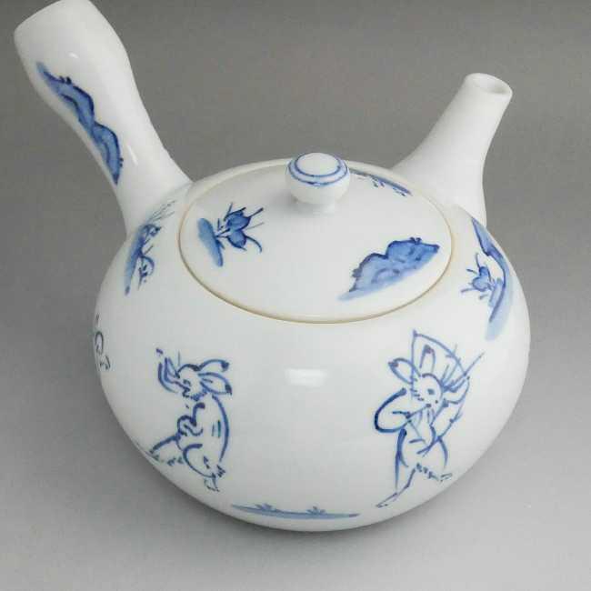 京焼 清水焼 高山寺鳥獣戯画急須 岩華 : 松韻堂 Yahoo!店 - 通販