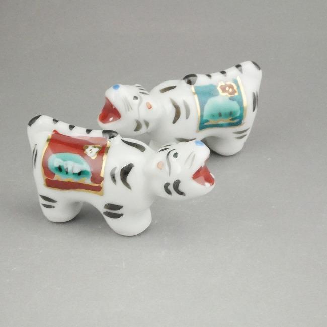 京焼 清水焼 干支寅松竹梅ペア箸置きセット 紫泉 : 松韻堂 Yahoo!店