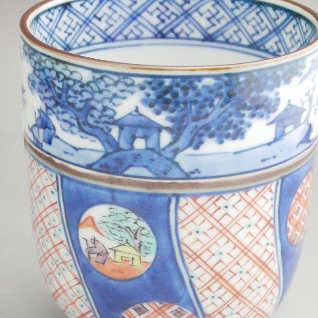 京焼 清水焼 色絵丸紋夫婦湯呑 昭阿弥 小単品 : 松韻堂 Yahoo!店