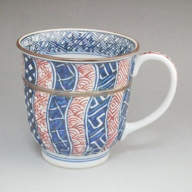 京焼 清水焼 染赤捻祥瑞マグカップ 鳳山 : 松韻堂 Yahoo!店 - 通販