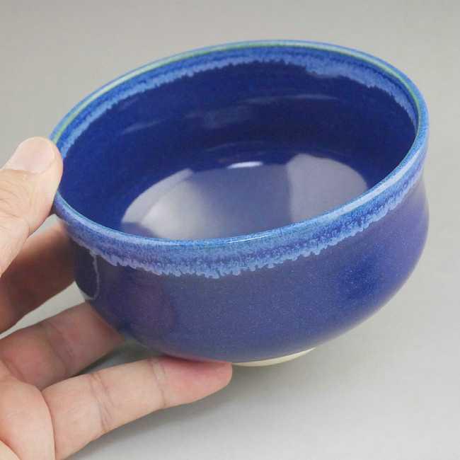 京焼 清水焼 青釉抹茶茶碗 林山 : 松韻堂 Yahoo!店 - 通販 - Yahoo