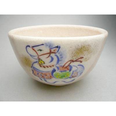 京焼　干支絵馬亥　抹茶茶碗　【新品未使用】 京焼 干支絵馬亥 抹茶茶碗 【新品未使用】 京焼 干支絵馬亥 抹茶茶碗