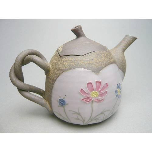 京焼 清水焼 焼締コスモス急須 : 松韻堂 Yahoo!店 - 通販 - Yahoo